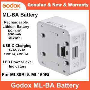 Godox ML80Bi ML150Bi 액세서리 - ML-BA 배터리 충전식 리튬 USB-C LED 전력 수준 표시기
