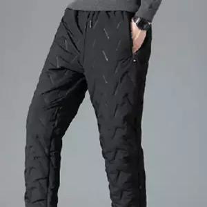 압열 패딩바지 방한 양털패딩바지 방수 겨울 남성 팬츠