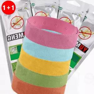 모기퇴치팔찌 기피제 캠핑 야외 어린이 밴드 여름 벌레방지 (1+1옵션 주문수량의2배수량배송)