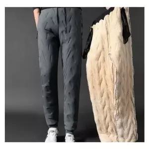 방풍 경량융기모패딩방한바지 패딩바지 작업복 등산 등산바지 남자 작업복 (WFKIE8Q)