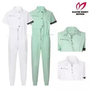 MASTER BUNNY 여성 골프 활동성 조거 반팔 점프수트 421-C1JO0262 CA3583895