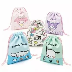 [셀러허브 패션]산리오 양면디자인 미니 복조리 파우치