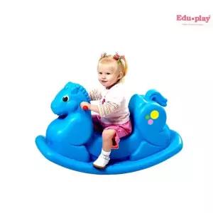 붕붕카 흔들말 블루 아기 유아 장난감 말 말타기 시소