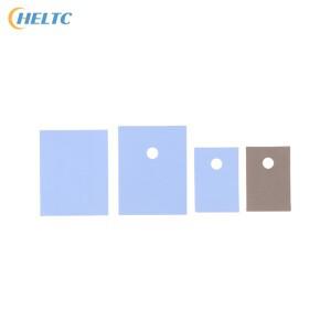 100PCS TO-220 절연 패드 방열판 열 부드러운 실리콘 시트 천