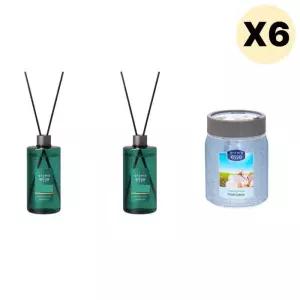 양키캔들 코튼 향 2개 + 프래그런스비즈 6세트