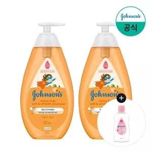 존슨앤존슨 레귤러오일125ml존슨즈베이비 액티브 키즈 소프트 앤 스무드 샴푸 500ml x2 865275