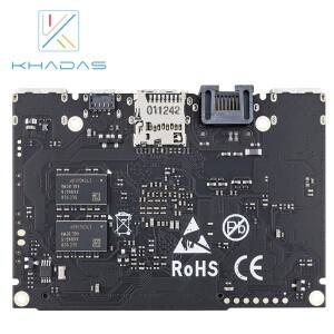 호환 Khadas VIM1 기본 싱글 보드 컴퓨터  Amlogic S905X 쿼드 코어 개발 ARM 64 비트 Cortex-A53 와이파이