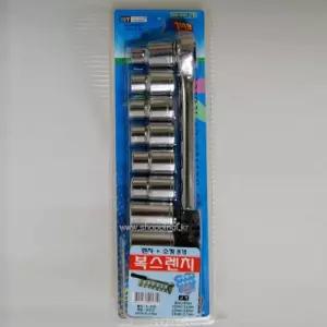 꽃 샘복스 렌치세트k-1319 드라이버 드릴 수공구 소켓 산업용 용공구 다용도 작업 수작업