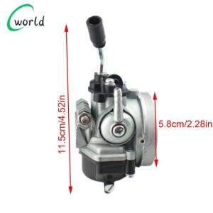 47cc 포켓 바이크 19mm 기화기 58mm 에어 필터 매니폴드 어셈블리 2행정 미니 모토 더트 쿼드 ATV 엔진 부