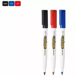 [셀러에이드]네임펜 중간글씨용 12개 사인펜 만년필 필기용구 검정색