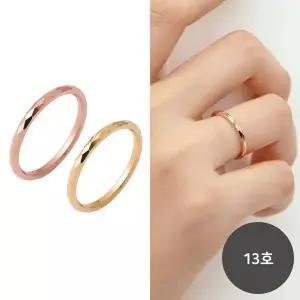 [하프클럽/]14K 로즈골드 골드 할로우 다이아 컷팅 금 반지 13호