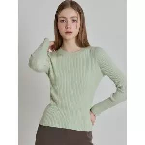 [쉬즈미스]울 블렌드 리브 니트 택가격 138000원 _P416660745