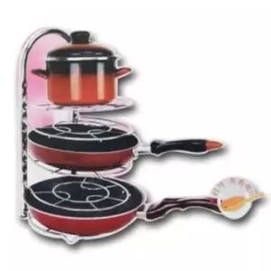 원형 후라이팬 5단 정리대