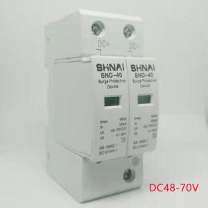 전원 공급 장치 서지 보호 2P DC 보호기 SPD 20KA-40KA 12V 60V 110V 220V