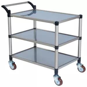 서빙카 스테인레스 3단 대 무소음바퀴