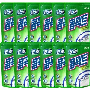 참그린 콤팩트 고농축 주방세제 리필 500g 12개