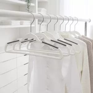 THE 하우스리빙 고리회전 어깨뿔방지 아동용 베이직 논슬립 키즈옷걸이 50개