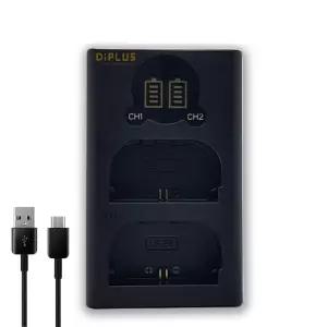 니콘 EN-EL14(a) 호환용 듀얼 LCD표시창 충전기디카배터리 카메라 포트 USB