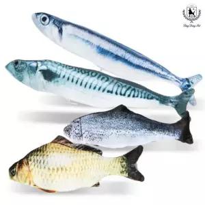 딩동펫 고양이 장난감 캣닢물고기 인형 스트레스 해소 세트