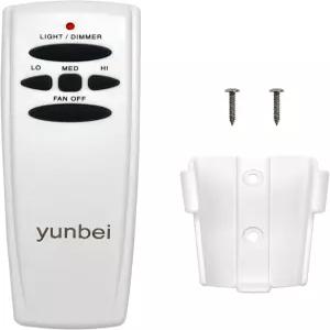 월 마운트가 있는 햄튼 베이 헌터용 윤베이 팬HD 천장 팬 리모컨 교체 L3H2010FANHD UC7078T CHQ7078T