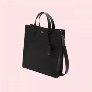 헤지스 HAZZYS KEVIN 블랙 가죽 레더 HAZZYS로고 토트백 핸드백 가방 HJBA4F885BK 4540530