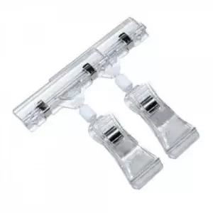 [문구] 다용도 메모 클립 집게형 카드 꽂이 2P 사무실 정리꽂이