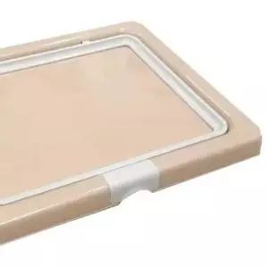 [반려] 강아지 배변판 기본형 반려견 토일렛 베이지 배변 패드 지지대