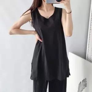 [하프클럽/] 에니팅레이어드면롱나시 NSK965M602 빅사이즈