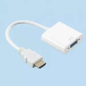 HDMI to VGA 컨버터 어댑터 RGB 젠더 1080P 모니터 빔프로젝터 연결 잭 케이블