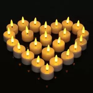 24P LED티라이트 전자촛불 꺼지지않는초 이벤트초 LED양초