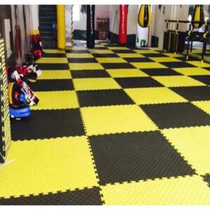 체육관매트 4p 퍼즐 매트 활동 4개 보호 대형 솔리드 6개 블랙그레이1x1m