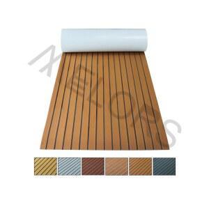 접착식 티크 시트 무늬 포인트 아트월 창문썬팅 야외 접착식단열벽지 스티커 낚시 요트장판