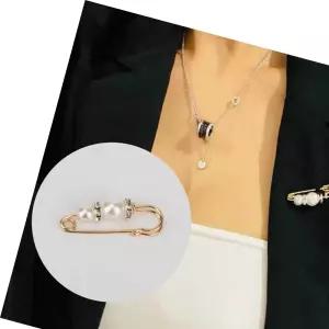 스카프핀 진주 옷핀 패션옷핀 진주브로치 진주핀 옷고정핀