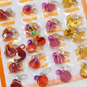 코코아허니 801G 방울 라운드 가죽 이름표 1판 20개입강아지 반려견