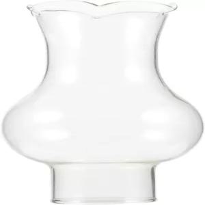 오일 램프 굴뚝 허리케인 - 빈티지하고 앤티크한 스타일의 양초 커버를 위한 투명 유리 그늘막 글로브