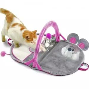 고양이 장난감 놀이터 매트 딸랑이 방석 귀여운 놀이 kMc1+9NrR