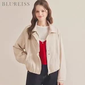 [신세계라이브쇼핑][블루레이스] 스웨이드 절개 블루종 점퍼_B6S1JP1341