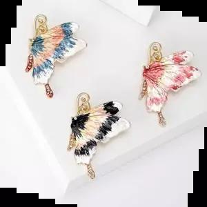 패션브로치 여성 셔츠 나비 브로치 옷핀 숄 코트 정장 액세서리 장식소품