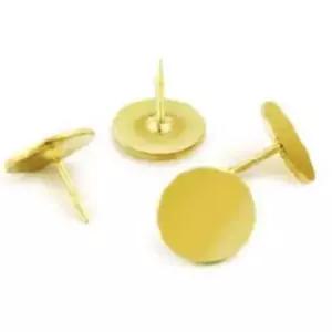 [문구] 골드 서류 고정핀 압정핀 포스터 꽂이핀 문서 정리핀