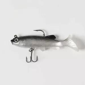 웨이트훅 쉐드웜 루어 지그 갈치 배스낚시 블랙화이트