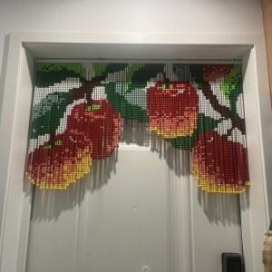 비즈발DIY 커튼 인테리어 문발 패키지 KIT 사과 핸드메이드 재료