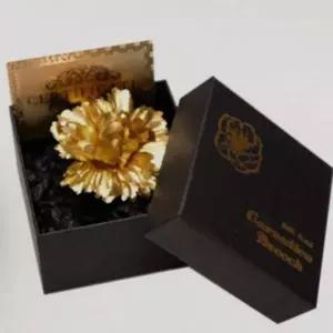 [콩심팥심]카네이션 장미 브로치 어버이날 스승의날 선물 골드 플라워 핀