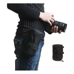 키밍 카메라 렌즈 파우치 케이스 가방 블랙 B85130방진 수납치 보관 방수 보호 보관백 커버 원형 보호치 파