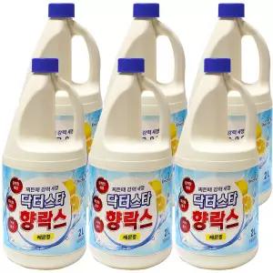 닥터스타 향락스 2Lx 6개-12L 표백/ 세제/ 세정제/ 레몬향