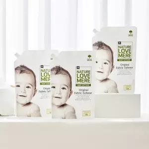 네이쳐러브메레 아기섬유유연제 리필형 1300ml 3팩+3팩 [GIFT] 오리지널향 유연제리필 500ml 1팩