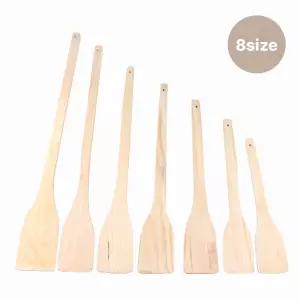 국산 도비주걱 ( 업소용 식당 대형 사각 나무 장주걱 다용도 조리도구 가마솥 원목 양념 긴주걱 )