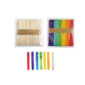 칼라 원목 아이스크림 나무 하드바 막대 스틱 만들기