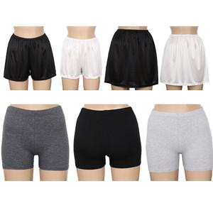 여성 레이어드밴드스커트 나시 면스판 실크 속바지 학생 여자 교복 슬립 이너 팬츠 이지웨어