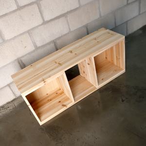 CM Factory 원목  공간박스 막힘(소) 삼나무 솔리드