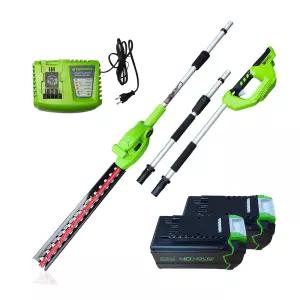 그린웍스 G-MAX 40V 충전식 고지 전정기 5.0Ah_B2 [2팩] 2300073